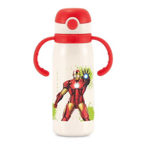 Image of MILTON Marvel Fountain 650 ISI Certified Stainless Steel Water Bottle, Leak Proof, Rust Proof, Single walled,1 Yr Warranty, Ideal Sipper Water Bottle for School Kids Bottle, 625 ml, Ivory