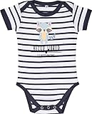 Photo Gallery kleckerliese body per neonato a righe, motivo hello world, con scritta in lingua tedesca, bianco, blu navy, 12-18 mesi Photo Gallery kleckerliese body per neonato a righe, motivo hello world, con scritta in lingua tedesca, bianco, blu navy, 12-18 mesi