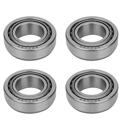 4 pièces Roulements Coniques 32005 (2007105E), Jeu de Roulements à Rouleaux Coniques pour Engrenages Mécaniques de Voiture Automobile, 25 x 45mm