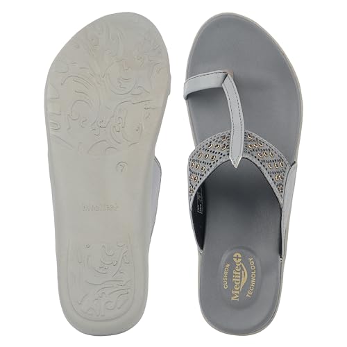 Image of Medifeet Women's Studded Toe-Ring Sandals