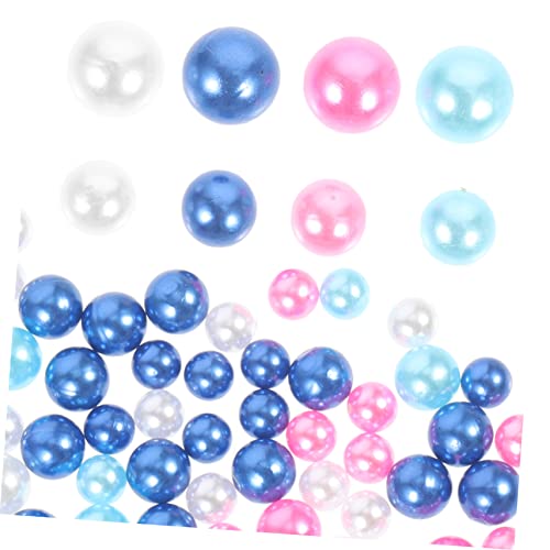 BATHVEVE Perles Artificielles Flottantes pour Décorations de Vases de Sachets de Perles Rose Bleu Foncé et Blanc Parfaites pour Centres de Table DIY