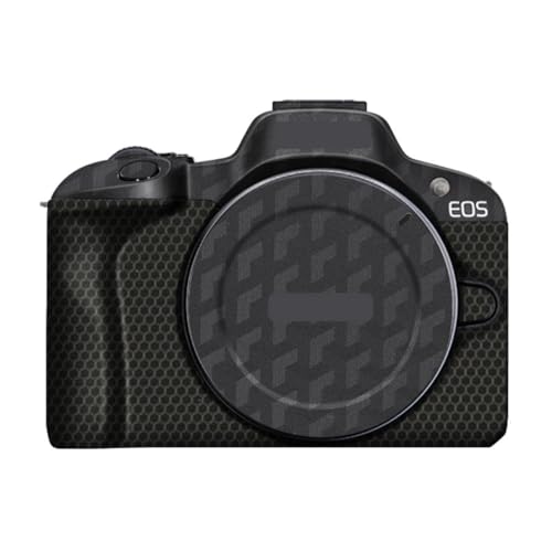 R 100 カメラボディステッカー 保護スキンフィルムキット スキンアクセサリー ビニールラップデカール に適合する Canon EOS R100(アローシャドウブラック)