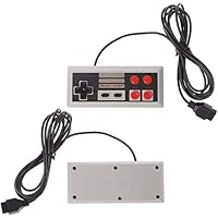 Old Arcade Four Button 9 Pin Controller with Retro Game Consoles, New Four Button Controllers, Replacement Four Button Controller, Classic Game System included.