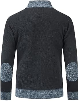 Baileys 100% katoen two-tone fijn gebreide herenvest met rits Groen