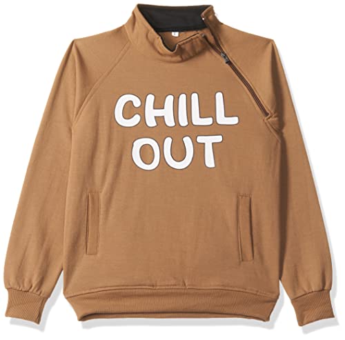 Image of Boys Fleece High Neck Sweatshirt
