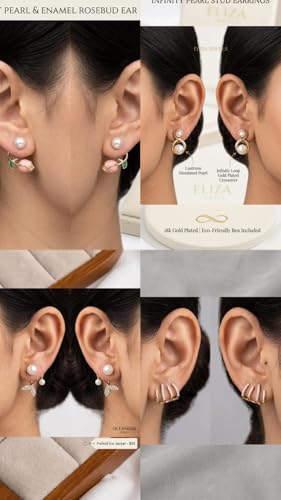 Image of FOREVER TREND 12 Pairs Earrings Combo Set for Women & Girls | Stylish Stud & Drop Earrings Collection | Daily Wear Fashion Jewellery | Trendy Designer Fancy Ear Rings Gift Set for Women & Girls