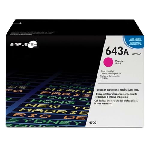 Toner Magenta Q5953A Remplacement Professionnel HP 4700