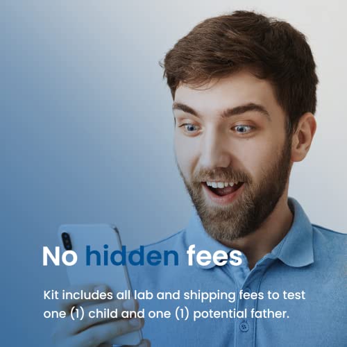 Image of PaternityLab DNA Paternity Test Kit- Lab Fees & Shipping Included - Results in 1-2 Business Days - at Home Collection Kit for 1 Child + 1 Alleged Father