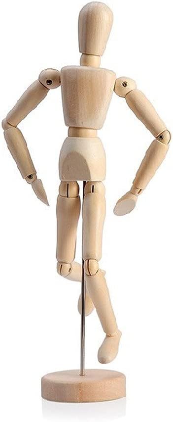 Artists Doll, Model Ornaments with Stand, Movable Joints Doll, Artist Model Mannequin Jointed Doll, for Drawing and Desktop Decoration Durable and Nice