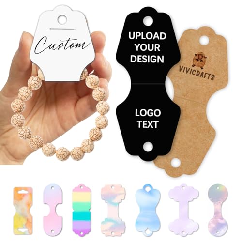 50/100/200 Custom Jewelry Display Cards,Personalized Necklace Display Holder Cards,Jewelry Packaging