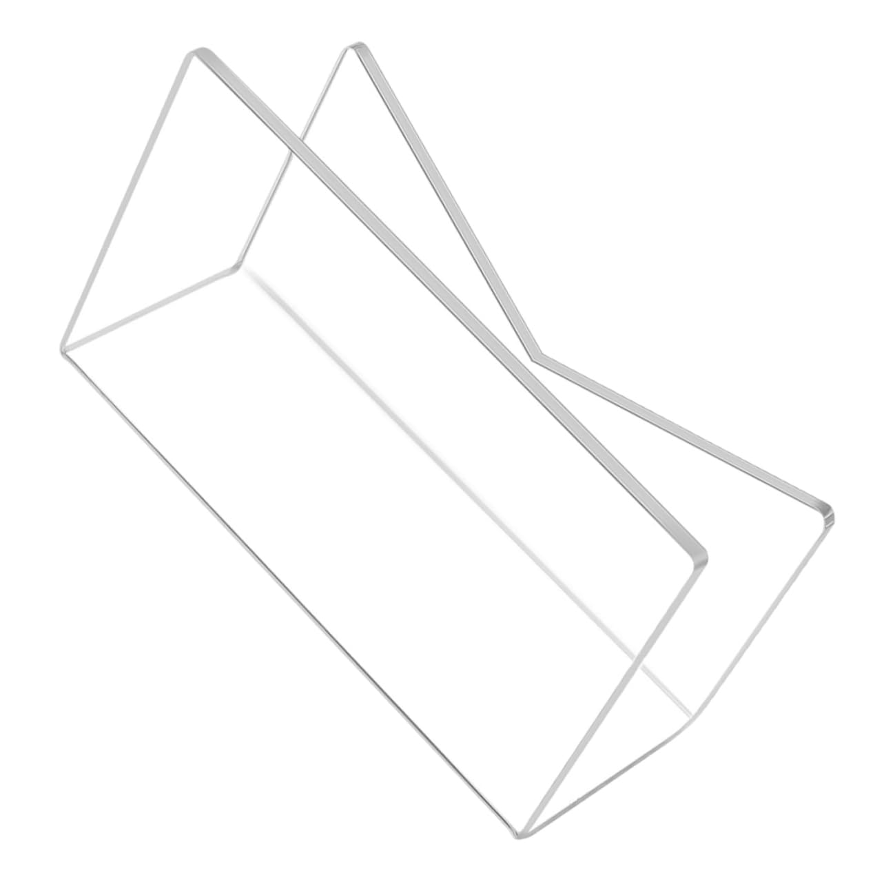 TEHAUX Organizador De Correo Titular De Literatura Transparente Porta Sobres Revistero Porta Correo Para Mesa Clasificador De Correo Bandeja De Papel De Cartera Trabaja Acrílico Carpeta