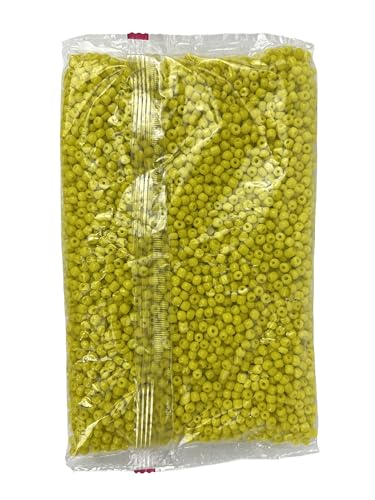 Glass Beads Yellow For Santería and Yoruba Jewelry
