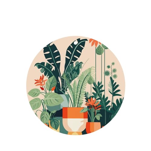 Hojas aromáticas pequeñas para auto en forma de planta verde miniatura 1