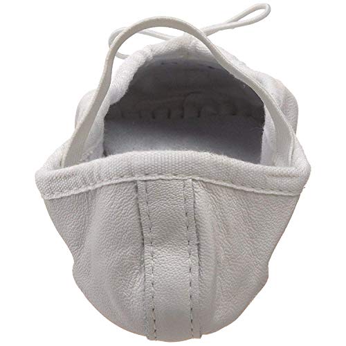 Bloch Dance Girl's Dansoft Full Sole Leather Ballet Slipper/Shoe, White, 13.5 X-Narrow Little Kid2