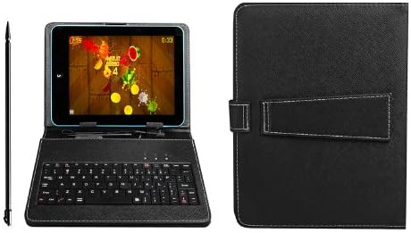 10 Inch USB Keyboard & Leather Case Pouch Cover Holder for 10 Inch Tablet MID Epad Pc