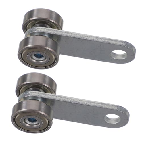 WATIIFUFU 2 Piezas De Carril Colgante Polea De Puerta Corredera Conjunto De Rodillo De Puerta De Patio Rodillos De Puerta De Pantalla Ruedas De Puerta Corredera Ruedas De Puerta Rodantes