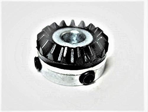 ID: 163329. New Rotary Hook Gear, Lower Horizontal Shaft (Left), Compatible w/Singer Touch-n-Sew 600-700 Series