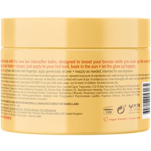 Image of b.tan Intensive Browning Tanning Gel | Beta Carotene Balm - Tinted Sun Tan Accelerator, Oil-to-Balm Formula, Dark Tanner, Fast Bronze Suncare, Non Greasy, Water Resistant, Best for Outdoor, 5.3 Oz