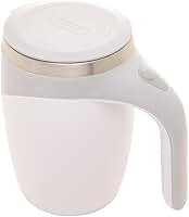 LYOR - Caneca Mixer de Aço Inox com Tampa Branca 440ml