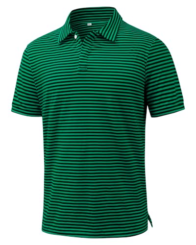 DOWMQ Mens Golf Shirt Cotton