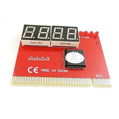 Motherboard Diagnostic Post Card Tester – PCI/PCIe LPC Analyzer Tool for BIOS Error Code Detection – Red Debug Board for Laptop & Desktop Repair Motherboard Diagnostic Post Card Tester – PCI/PCIe LPC Analyzer Tool for BIOS Error Code Detection – Red Debug Board for Laptop & Desktop Repair