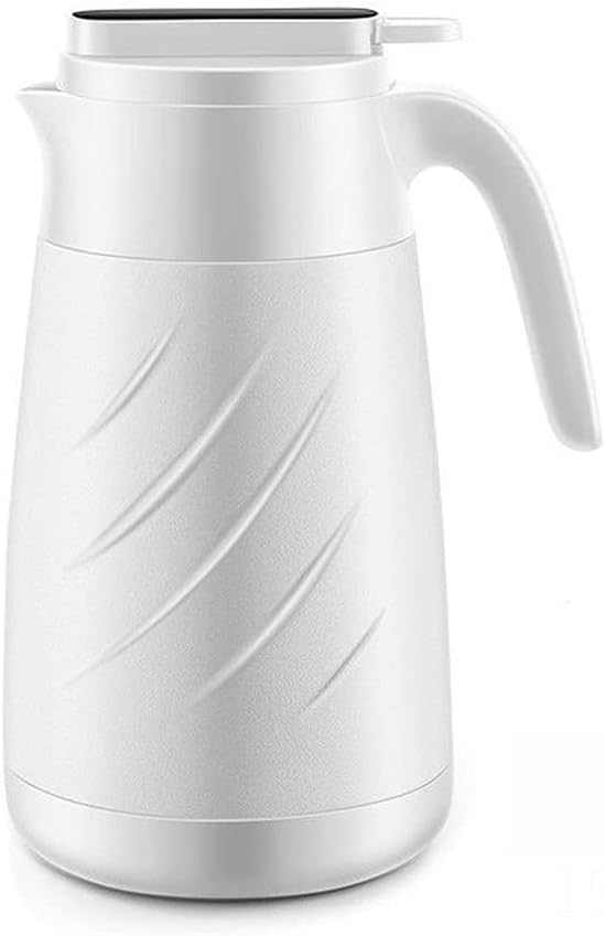 HBJWOV Student Dormitory Kettle Household Large-Capacity Glass Liner Intelligent Temperature Display Insulation Pot(Onecolor)