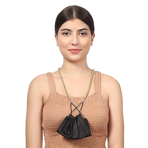 Image of Unisex Specs Holder Hook & Loop Anit Slip Eyewear Lanyard Beads Strap Chain