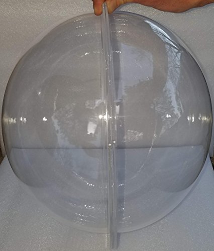 Supremetech Acrylic Dome/Plastic Hemisphere - Clear - 13" Diameter, 3/4" Flange With Pre-Drilled Holes #TOP3