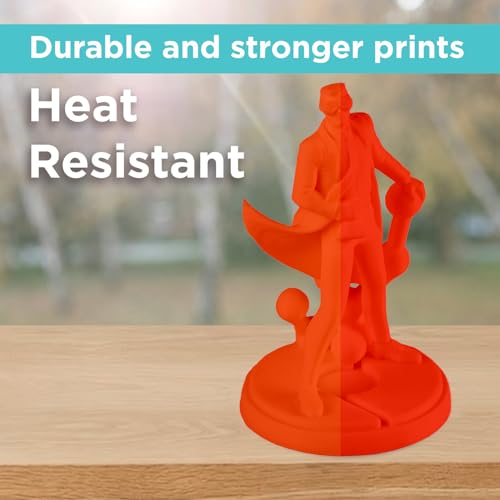 Image of Polymaker Neon ABS Filament 1.75mm, Neon Orange 3D Printer Filament 1.75mm Heat Resistant 1kg - UV Reactive ABS 3D Printing Filament 1.75mm, Strong & Durable, Dimensional Accuracy + /- 0.03mm