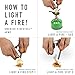 Light My Fire Flint Fire Starter Ferro Rod Survival Tool Fire Steel Army Bushcraft Gear Flint and Steel Magnesium Fire Starter Kit - 3/8” 2-in-1 Fire Starters for Campfires 12,000 Strikes