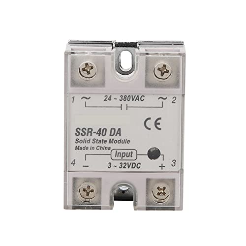 Relais statique monophasé SSR-60DA 60A DC vers AC pour réguler l'énergie en toute sécurité