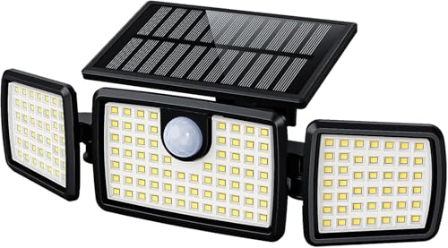 MIHANI Solar Lights Outdoor, Solar Motion Deck Lights Outdoor for Deck with High Brightness, Larger Built-in Tempered Glass Solar Panel, Sensitive PIR Motion Inductor (Non-Remote,1 Pack) by MIHANI - Used condition - US$14.71