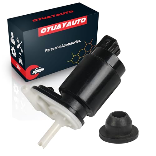 Bomba de agua de lavado compatible con Astra G T98, F70, Astra H A04, L08, Corsa C X01, Corsa D S07, Meriva X03, Zafira A F75, Polo 6N1, 6N2, OTUAYAUTO Bomba de limpiaparabrisas para limpieza de