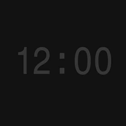Simple Clock for Fire TV
