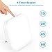 Qoosseine Light Therapy Lamp - 10000 Lux UV-Free Light Box with 4 Brightness Levels, 4 Color Temperatures, 4 Timer Functions and Memory Function - Portable for Home/Office