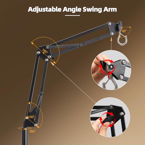 Support de lampe pour reptile stable anti-basculement pour éliminer les risques de brûlure - 7
