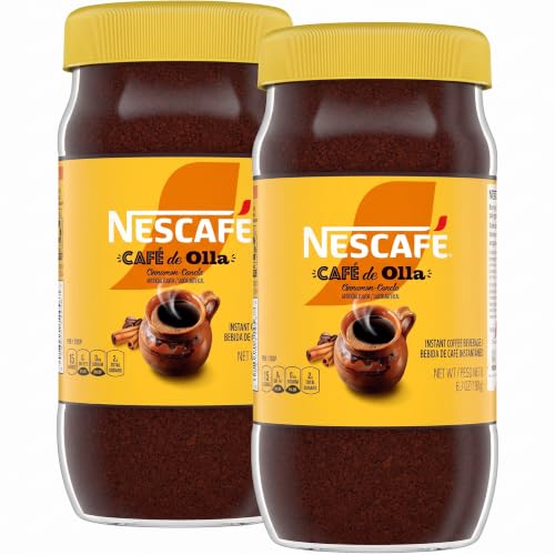 Nescafe Café De Olla Instant Coffee, Cinnamon, 6.7 oz (Pack of 2)
