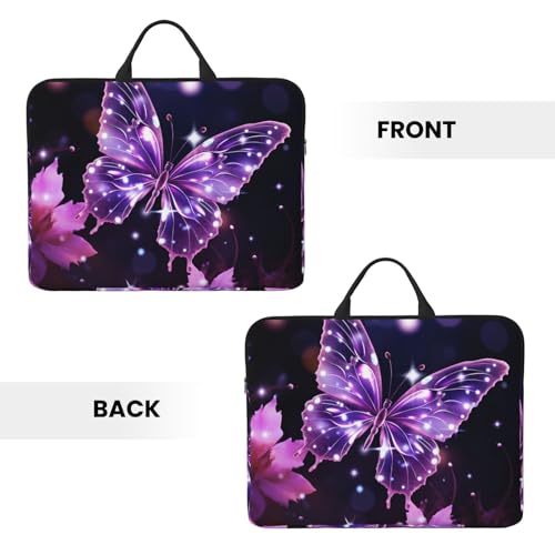 Funda para portátil con diseño mariposa 14 pulgadas miniatura 3