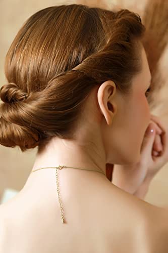 Bezel Necklace, Short Necklace, Adjustable Lengths 13-16 Inches, Choker Layering Necklace, Bridal Bridesmaids Necklace, Dainty Necklace, Choker Necklaces for Women, Sterling Silver Necklace for Women3