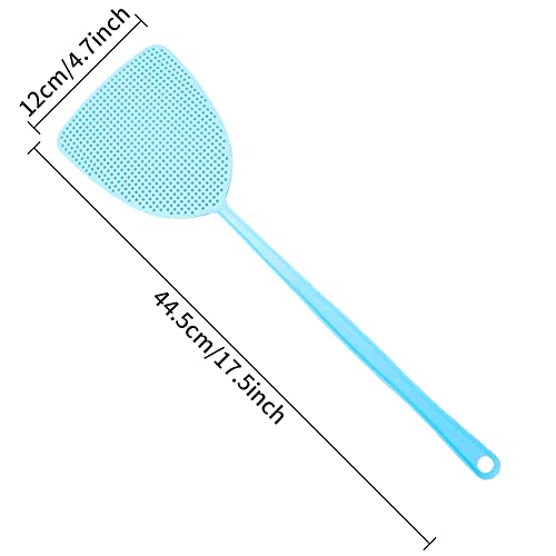 Newaner Fliegenklatsche 10 Stück, Pest Control, mit Integriertem Mückenschaber Fliegenschutz Mückenschutz für Fliegen, Mücken und Insekten, Farblich Sortiert
