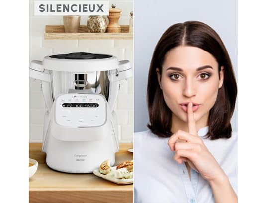 Moulinex Companion Robot kuchenny z funkcją gotowania, 12 automatycznych programów, tryb ręczny, pojemność 3 l, HF840110