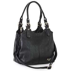 Mabel London Womens Multiple Pockets Handbag – Medium Size Multi Compartments Bag with a Long Shoulder Strap – AMELIA