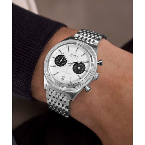 Image of TIMEX Jet Silver Round Dial Analog Men's Watch - TW2Y24600UJ