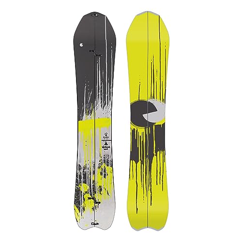 Slash by Gigi, Vertical Split Snowboard, Camber, Landing Strip, Tri-Ax Fiberglass, Woodcore, Sintered Base, Diamond Stone Finish, Progressive Sidecut, Traction, Tapered, S-Line Splits, Steel Edges