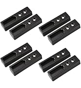 INCREWAY Wardrobe Flange Bracket Holder, 4Pcs Aluminium Alloy Rods Holders Wall Mounted Wardrobe ...