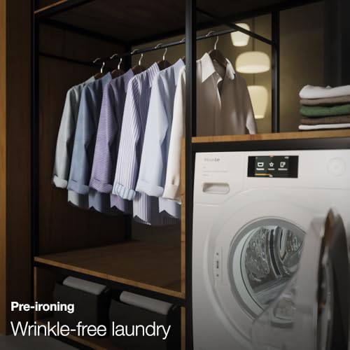 Miele 11598210 WWD660 WCS TDos & 8 KG W1 Front-Loading Washing Machine with ProfiEco Motor, CapDosing, DirectSensor, TwinDos and Miele@home System, Lotus White