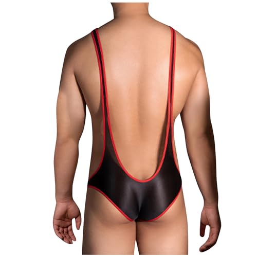 Mens Sexy Jockstrap Underwear Y Sling Thong Jumpsuit Wrestling Singlet Bodysuit Stretch Bulge Pouch Brief3