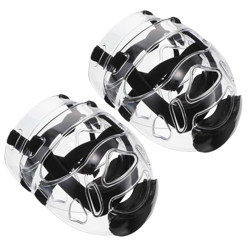 Casque de taekwondo à protection faciale amovible pour entraînement