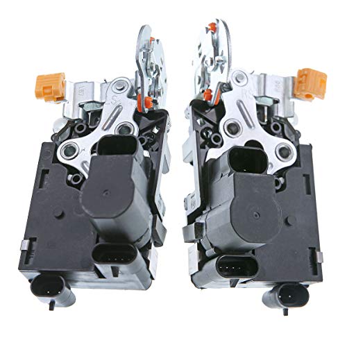 Image of Set of 2 Front Door Latch Lock Actuator for Chevrolet Silverado Suburban Avalanche Tahoe GMC Yukon Sierra Cadillac Escalade