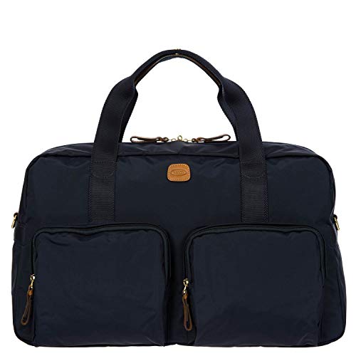 Bric's X-Bag/x-Travel 2.0 18 Inch Cargo Overnight Boarding Duffle W/Pockets, Navy, One Size